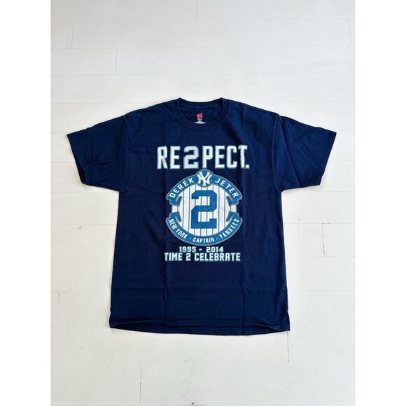 Vintage Respect 2 Derek Jeter Graphic T-Shirt Large - Picture 2 of 3